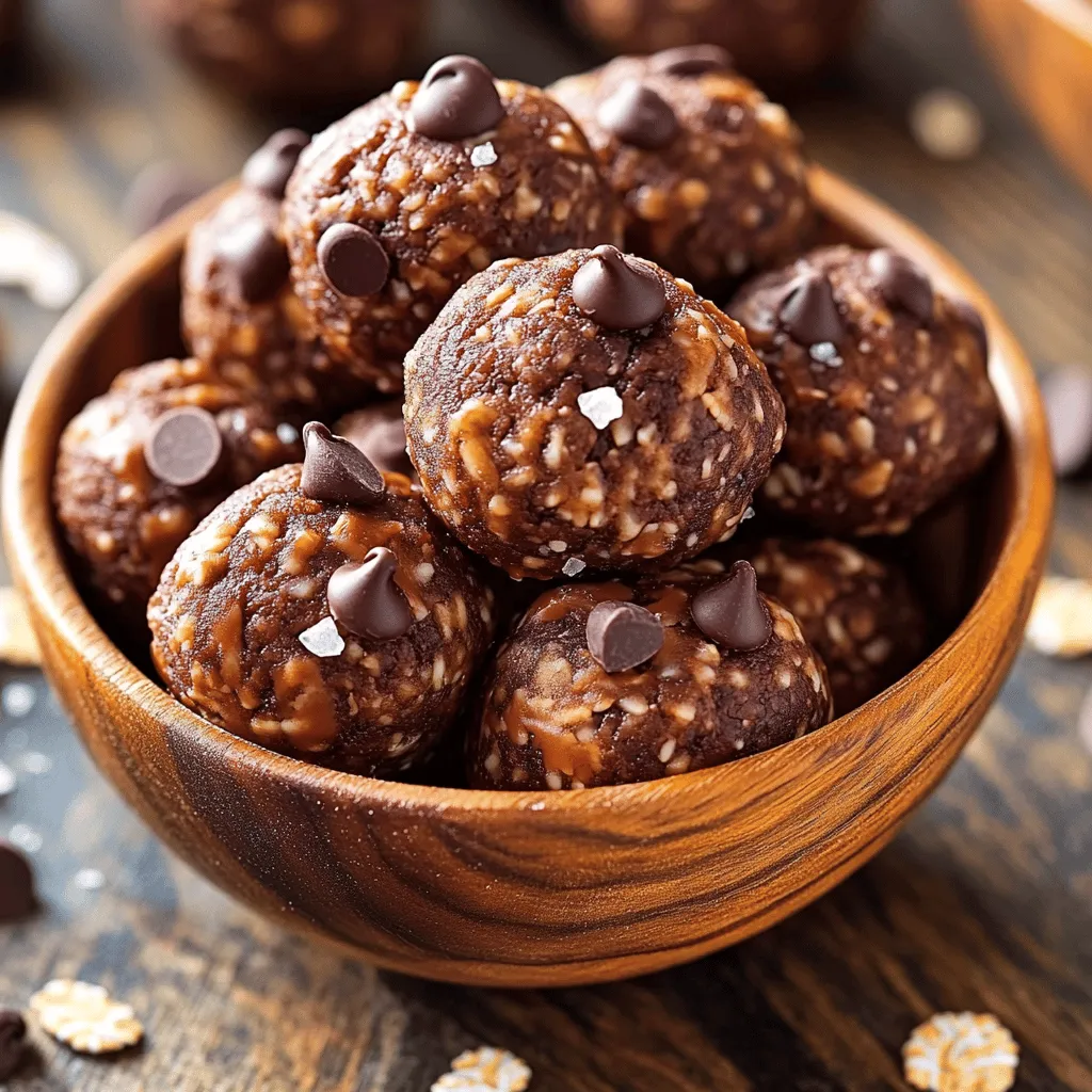 No Bake Chocolate Energy Balls Healthy Snack Option