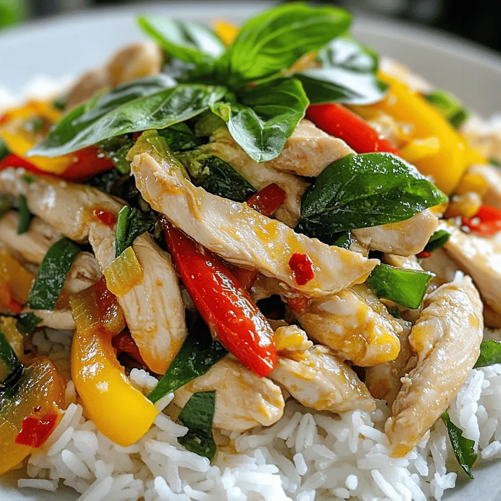 Spicy Thai Basil Chicken Quick and Flavorful Recipe