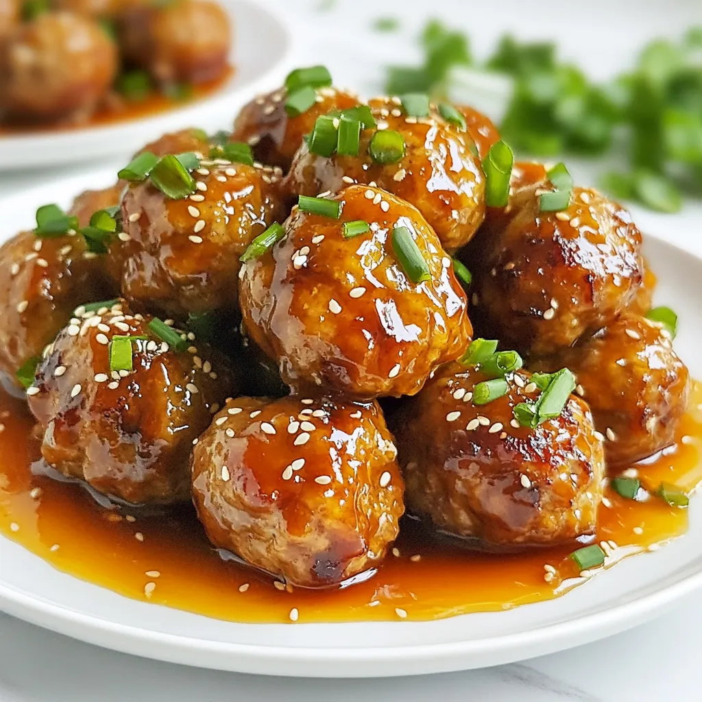 Sweet Soy Glazed Meatballs Packed with Flavorful Goodness