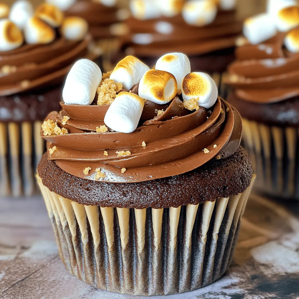 Perfect S’mores Cupcakes Delightful Treat Recipe