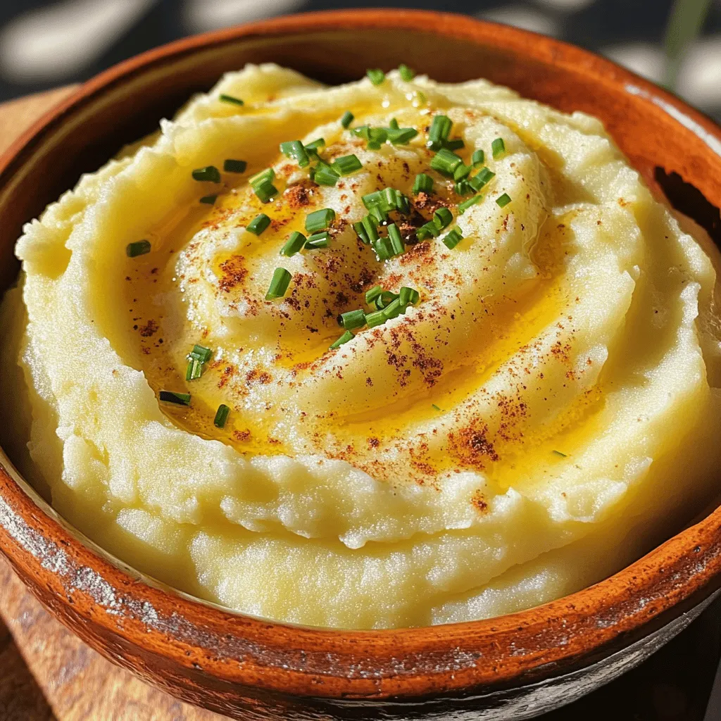 Creamy Garlic Mashed Potatoes Savory and Simple Dish