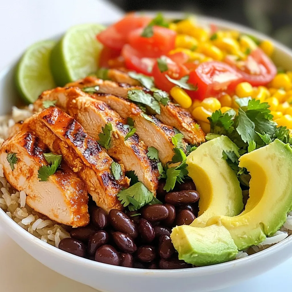 Chipotle Chicken Burrito Bowl Flavorful Dinner Idea