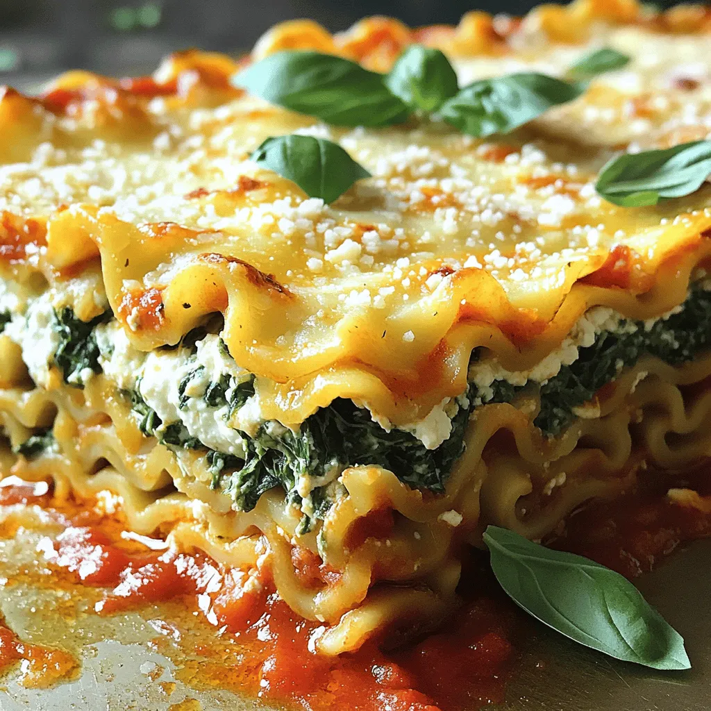 Spinach Ricotta Lasagna Delightful and Easy Recipe