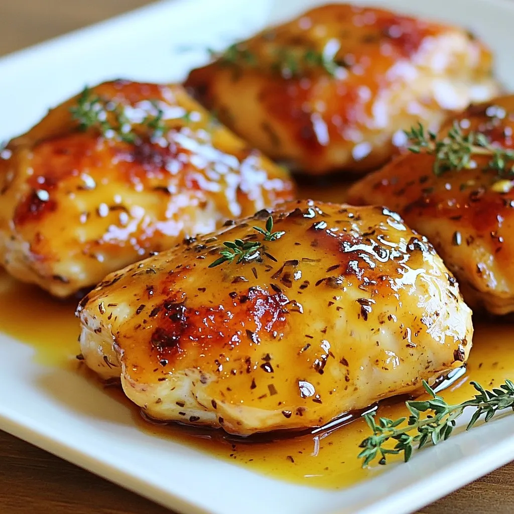 Honey Mustard Glazed Chicken Tasty and Easy Recipe