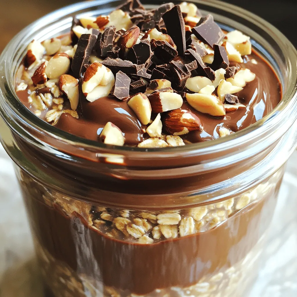 Chocolate Hazelnut Overnight Oats Delicious and Easy