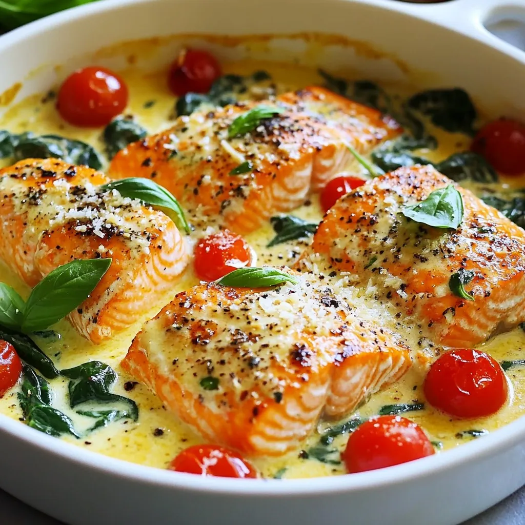 Creamy Garlic Tuscan Salmon Flavorful and Easy Dish