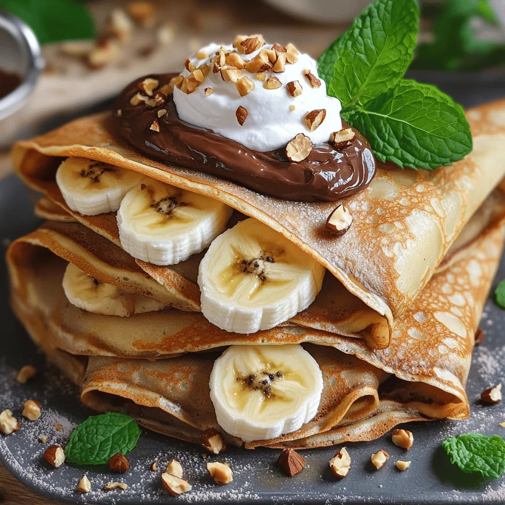 Delicious Chocolate Hazelnut Spread Crepes Recipe