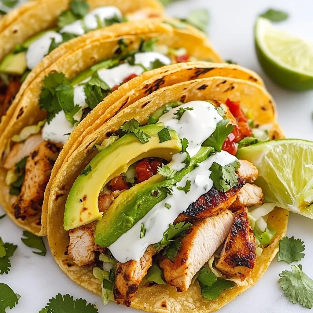 Cilantro Lime Chicken Tacos Flavorful and Simple Meal