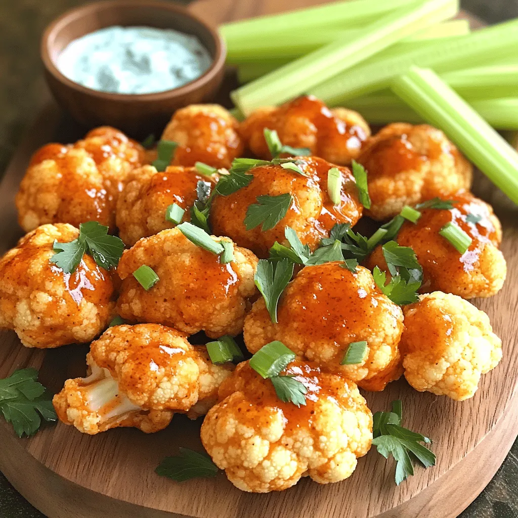 Cauliflower Buffalo Wings Tasty and Easy Recipe