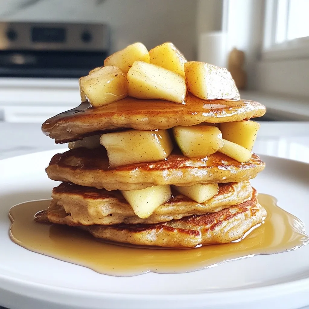 Apple Cinnamon Protein Pancakes Easy and Delicious Recipe