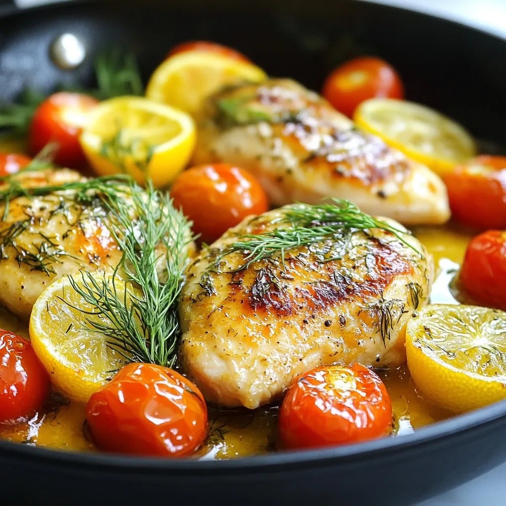Lemon Dill Chicken Skillet Easy and Flavorful Meal