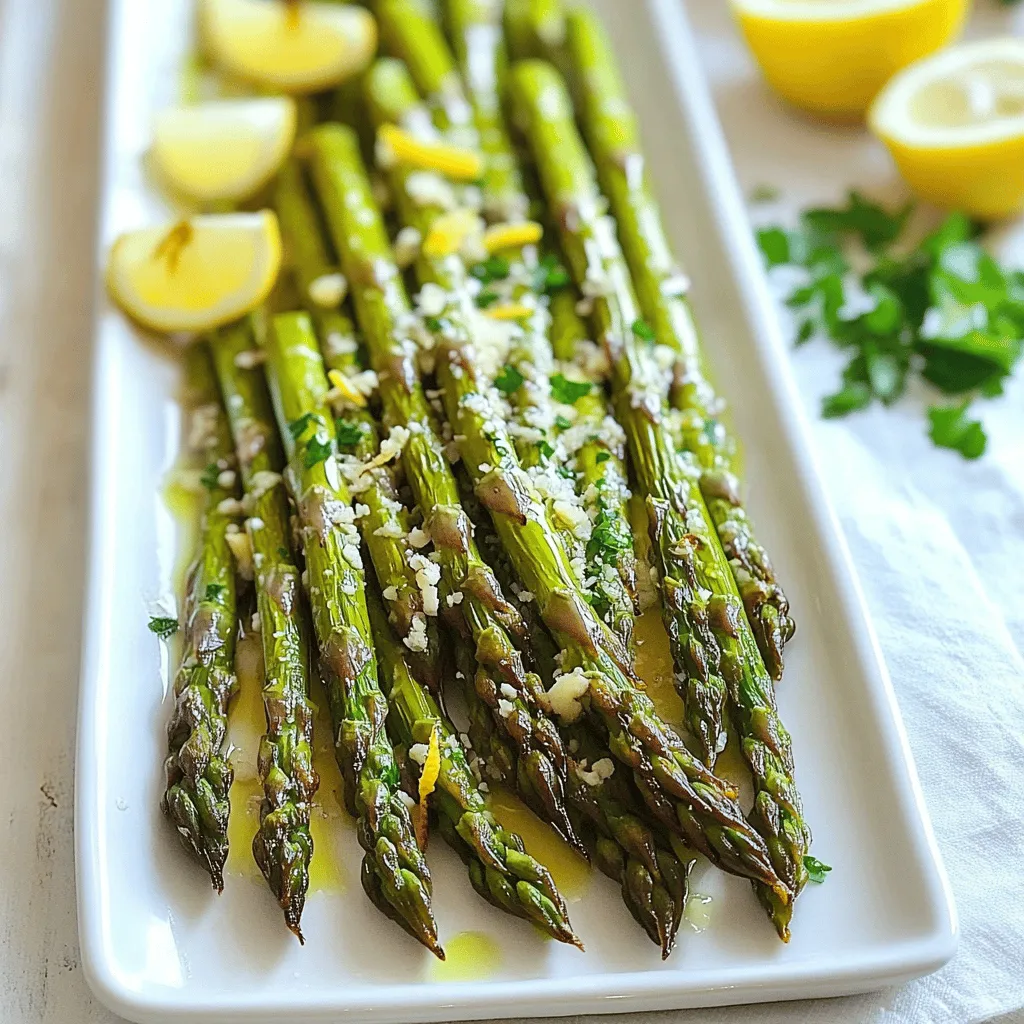 Lemon Garlic Roasted Asparagus Flavorful Side Dish
