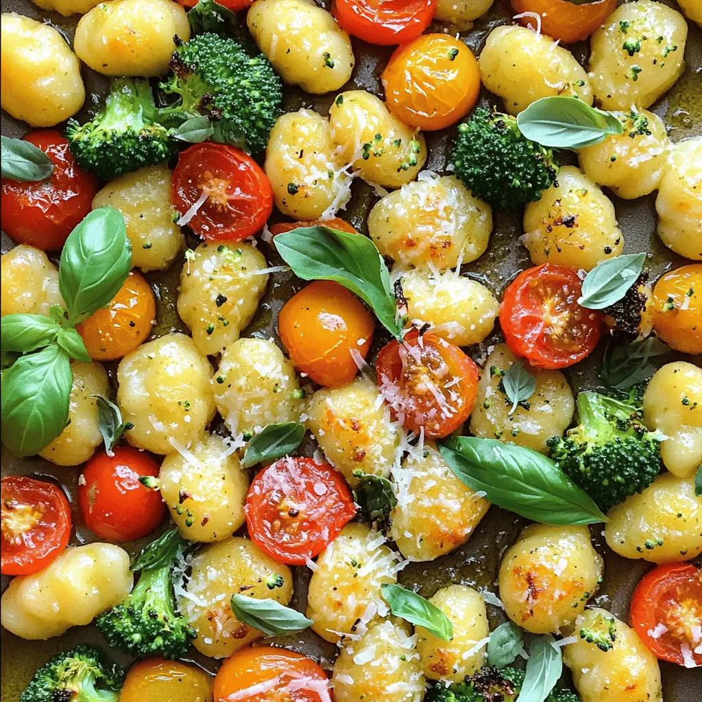Sheet-Pan Garlic Parmesan Gnocchi &#038; Veggies Delight