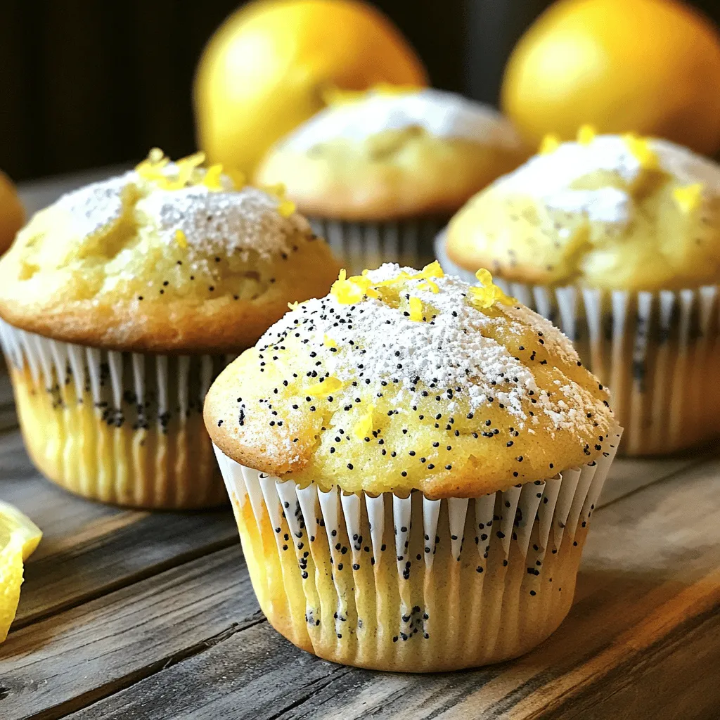 Lemon Poppy Seed Muffins Simple Tasty Recipe