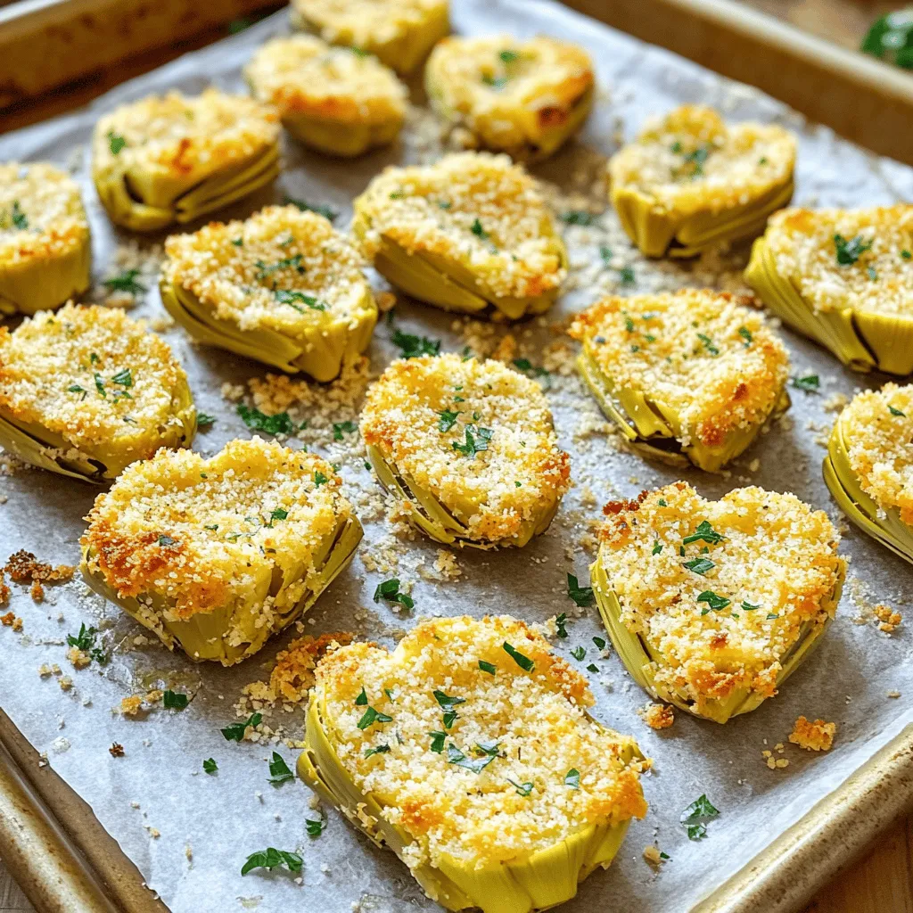 Crispy Garlic Parmesan Artichoke Hearts Delight