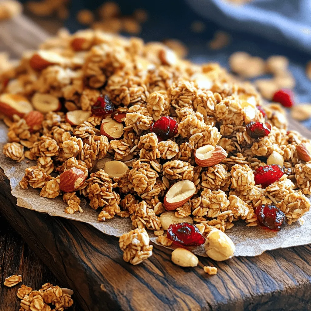 Maple Walnut Granola Clusters Crunchy and Healthy Snack