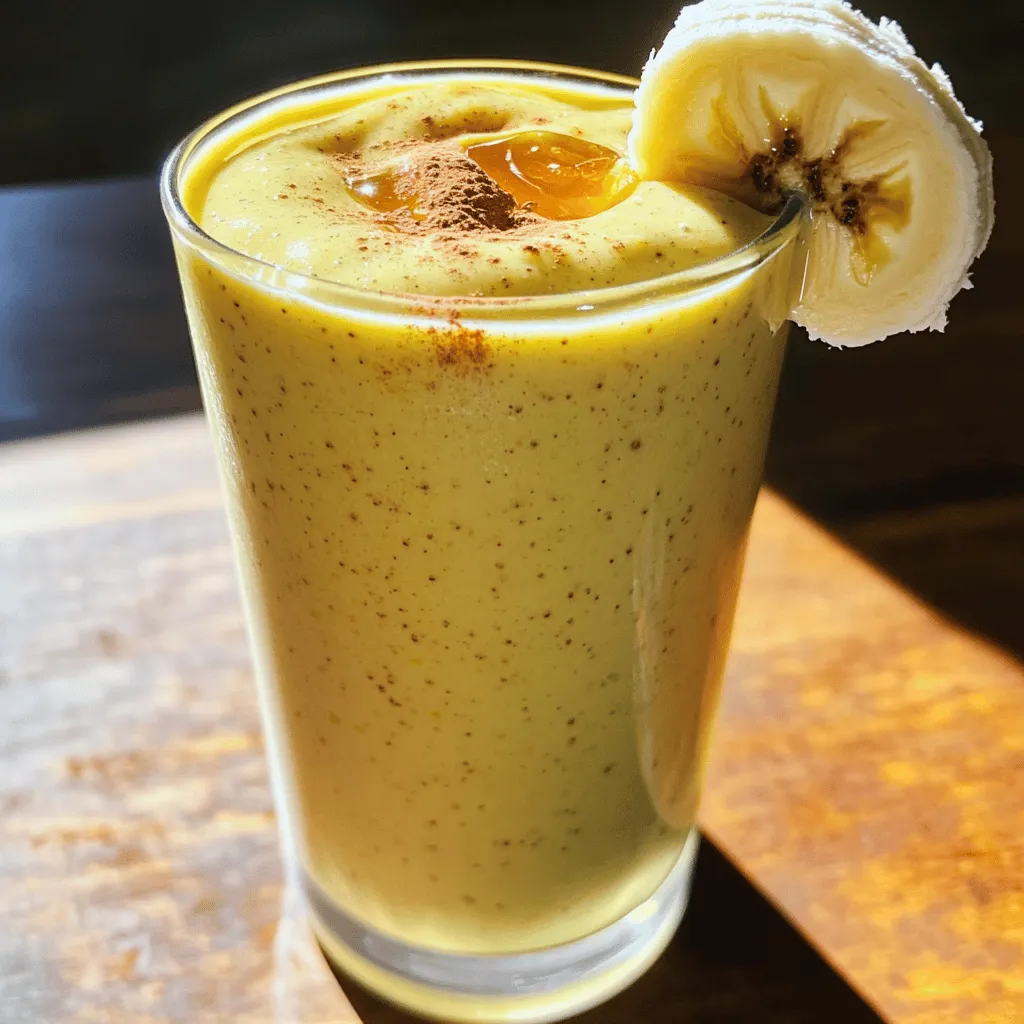 Almond Butter Banana Smoothie Energizing and Nutritious