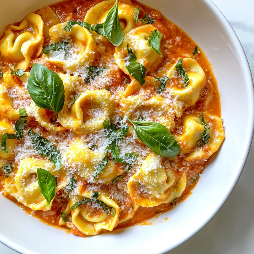 Creamy Tomato Basil Tortellini Perfect Weeknight Meal