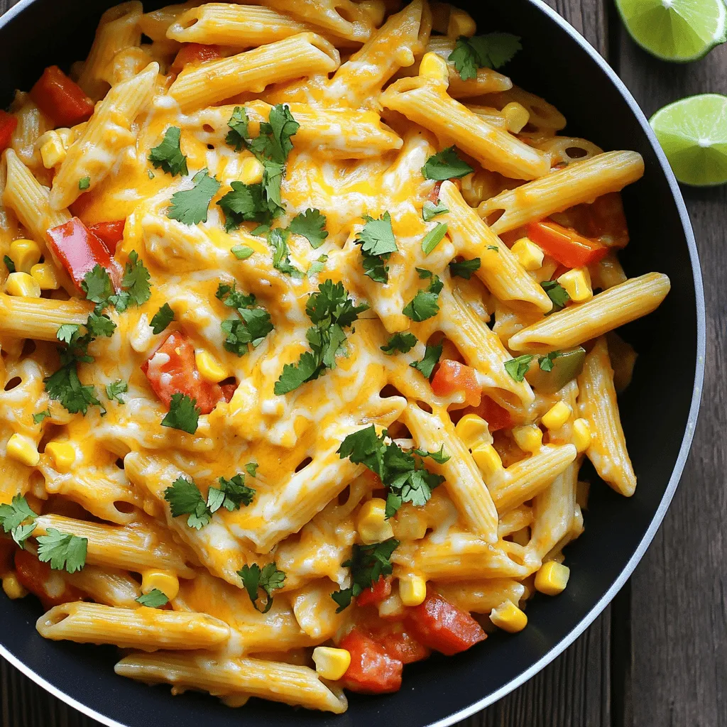 One-Pan Cheesy Taco Pasta Quick and Easy Delight