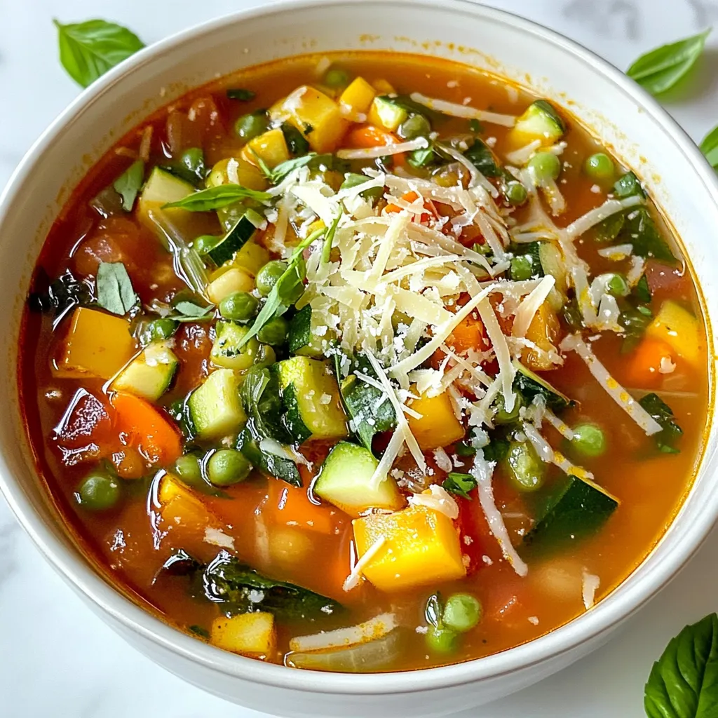 Veggie Packed Minestrone Soup Hearty and Healthy Dish