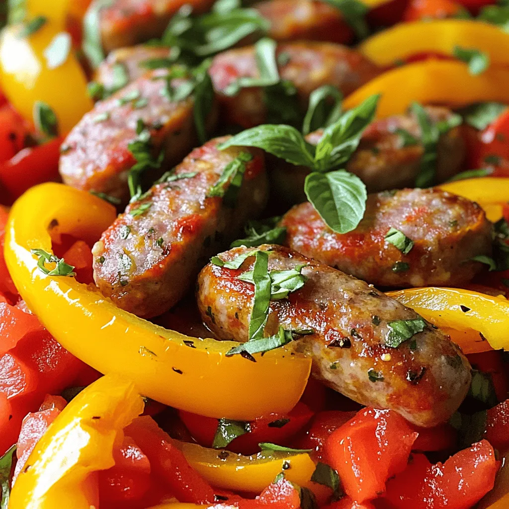 Italian Sausage and Peppers Tasty Meal Idea