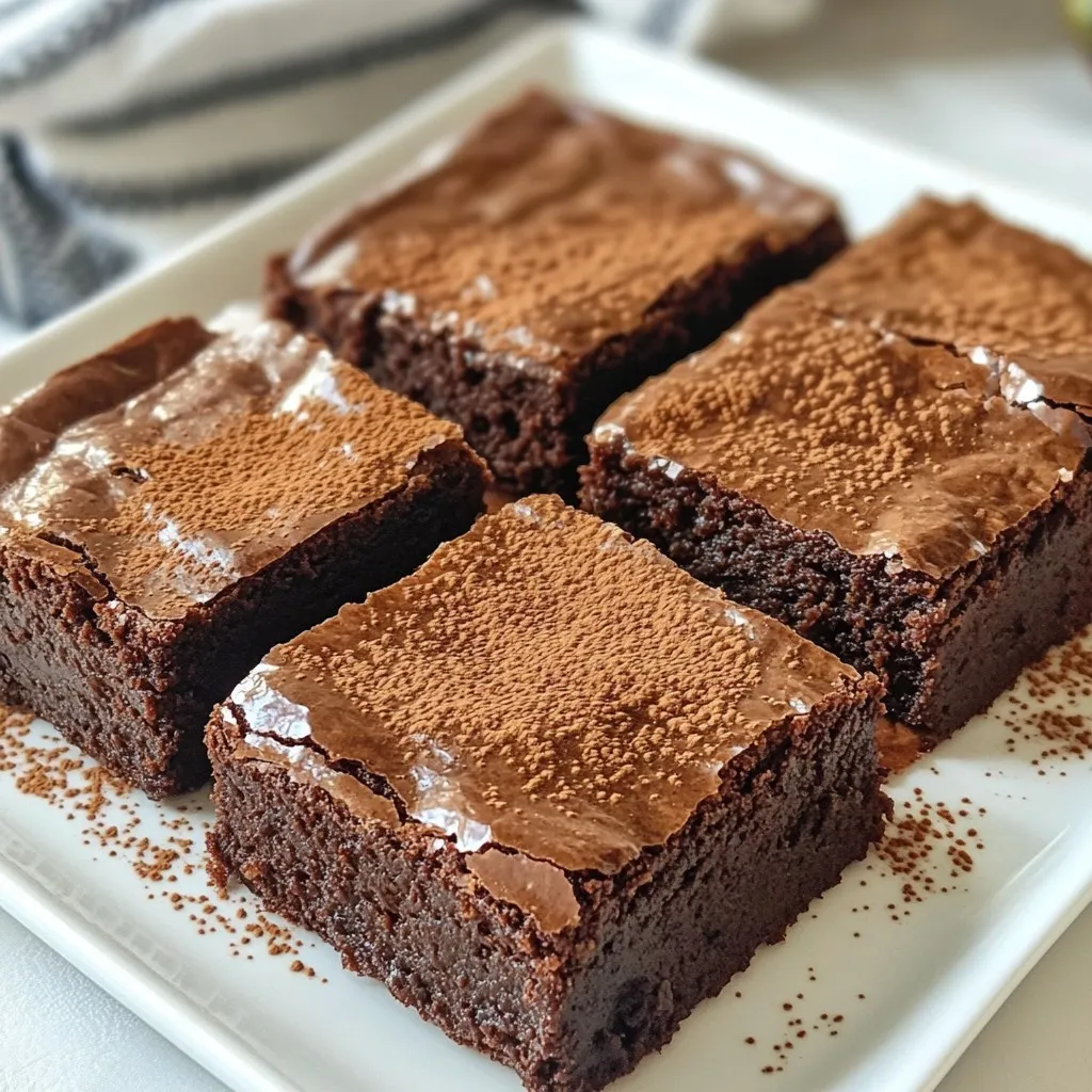 Dark Chocolate Avocado Brownies Rich and Decadent Treat