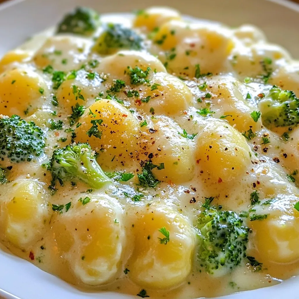 Creamy Broccoli Gnocchi Skillet Simple and Tasty Meal