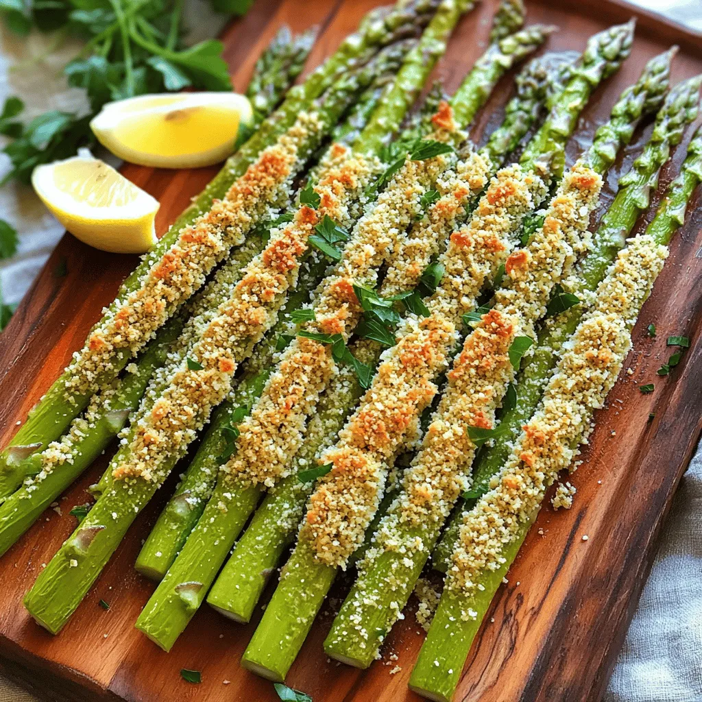 Baked Parmesan Asparagus Crispy and Flavorful Side