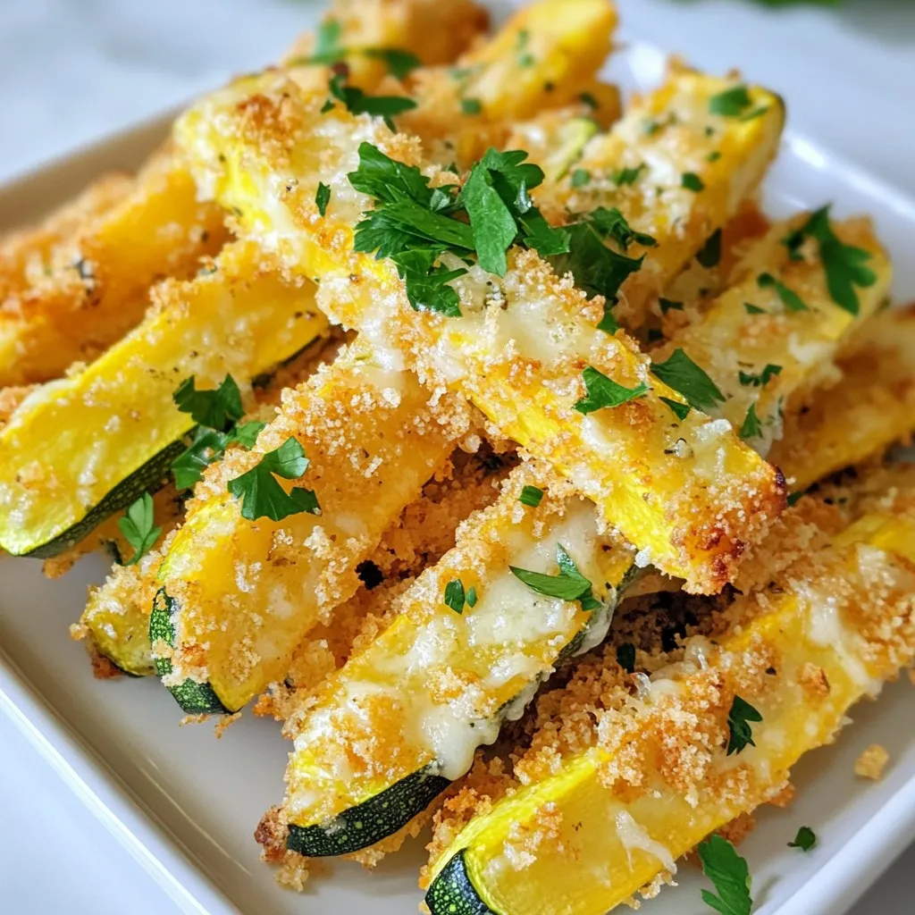 Garlic Parmesan Zucchini Fries Crisp and Flavorful Snack