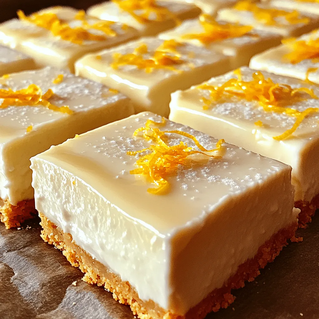 Baked Greek Yogurt Cheesecake Bars Rich and Creamy Delight