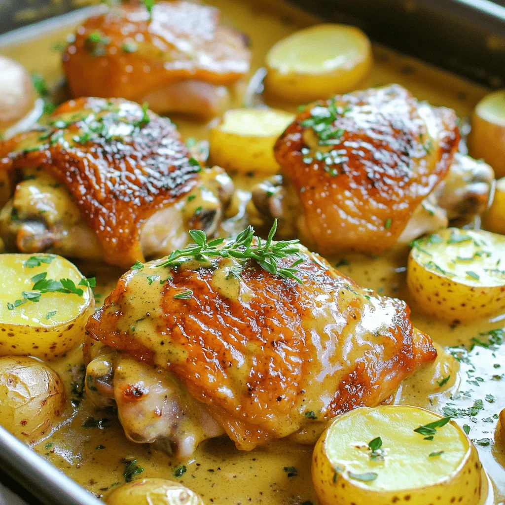 Creamy Dijon Chicken &#038; Potatoes Simple One-Pan Meal