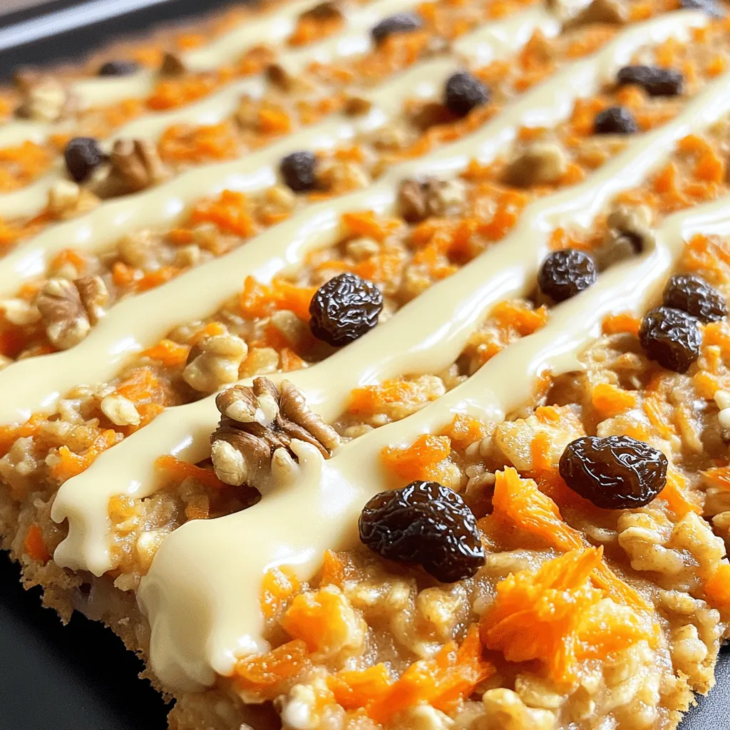 Baked Carrot Cake Oatmeal Tasty and Healthy Breakfast