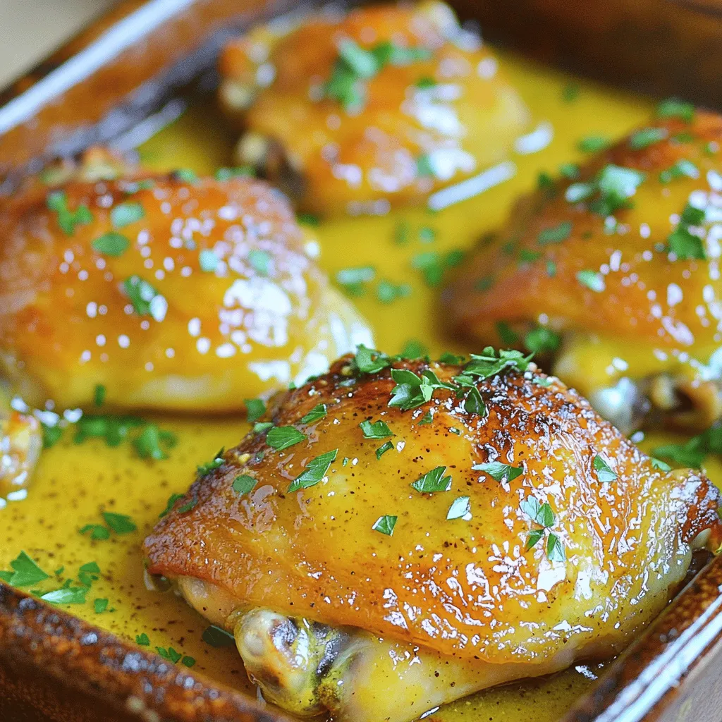 Honey Mustard Chicken Thighs Flavorful Dinner Recipe