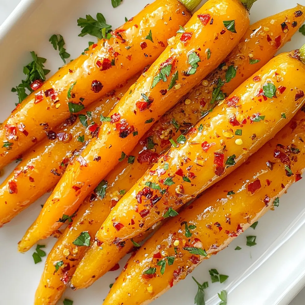Spicy Honey Glazed Carrots Flavorful Side Dish Recipe