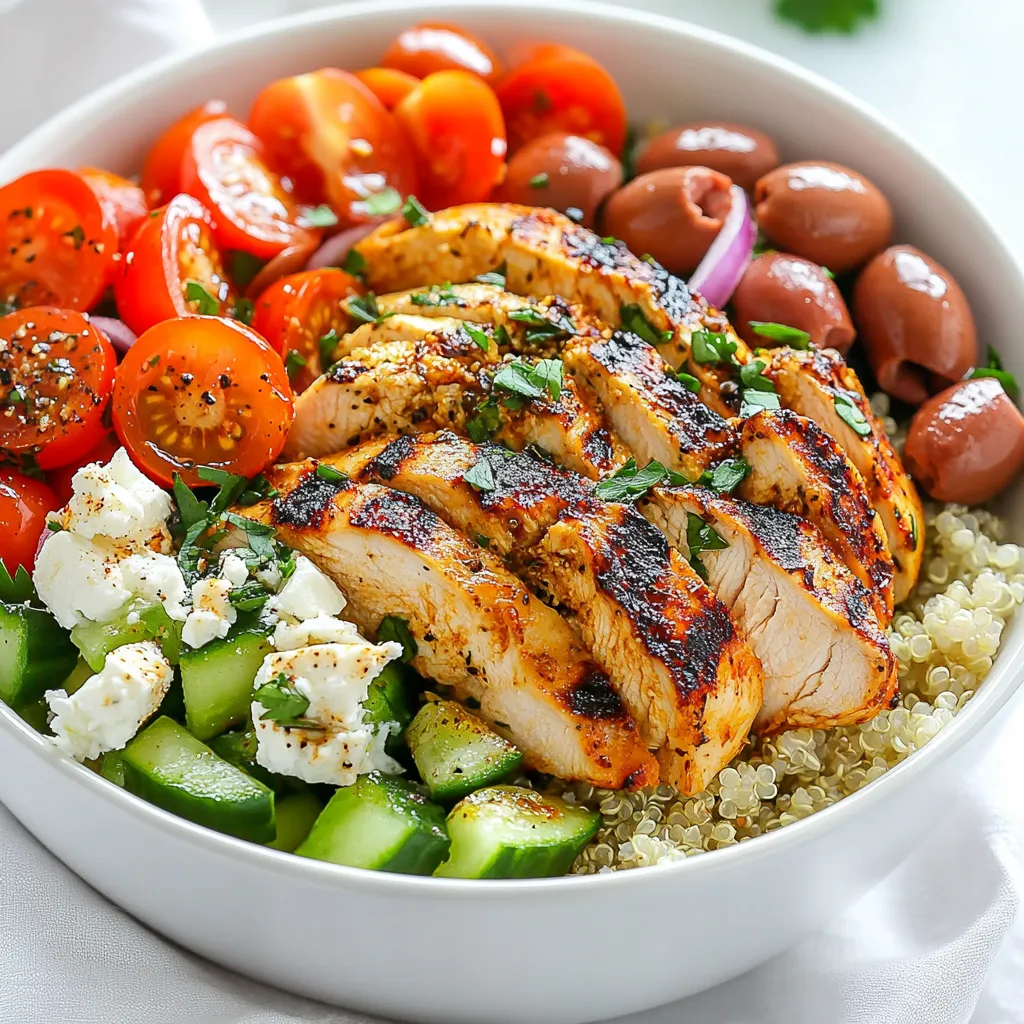 Greek Chicken Gyro Bowls Flavorful and Easy Recipe