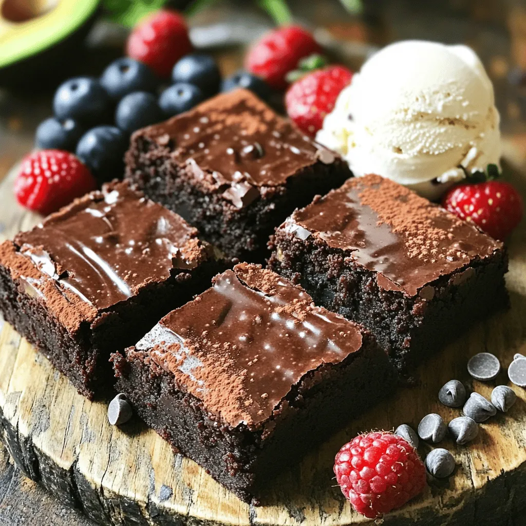 Fudgy Avocado Brownies Rich and Decadent Recipe