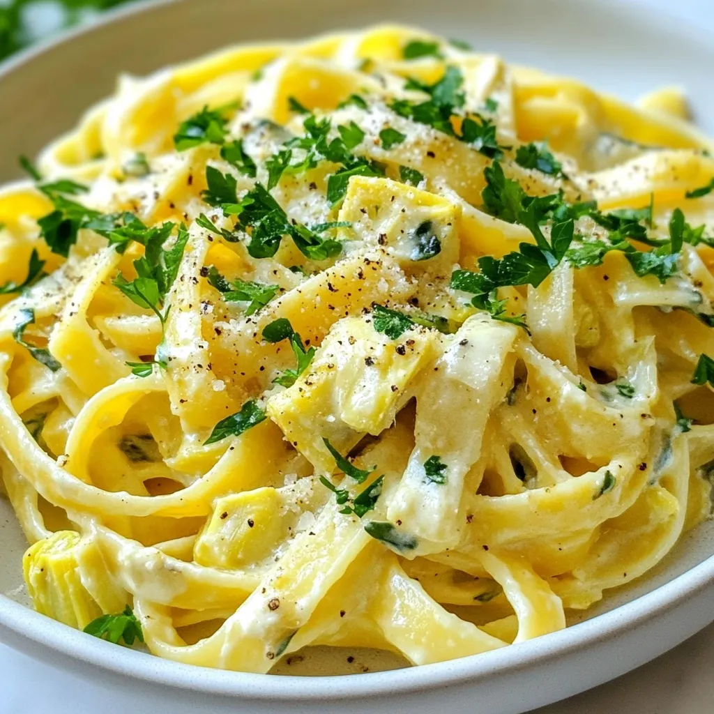 Cheesy Spinach Artichoke Dip Pasta Delight Recipe