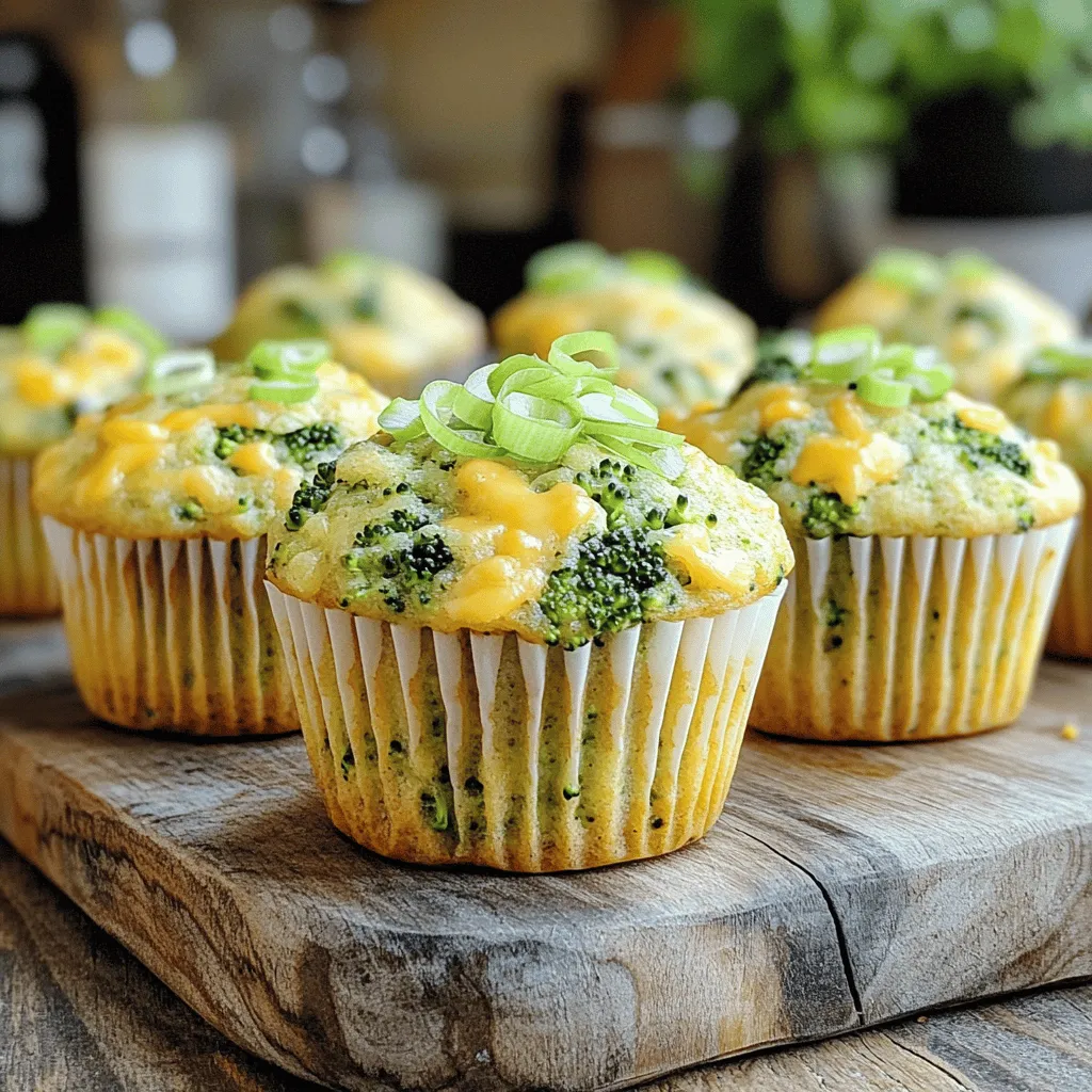 Savory Cheddar and Broccoli Muffins Tasty and Easy Recipe