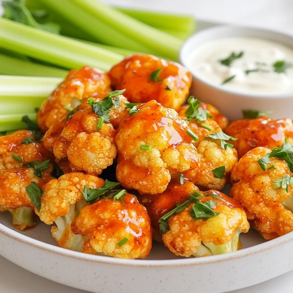 Air Fryer Buffalo Cauliflower Delicious and Simple Dish