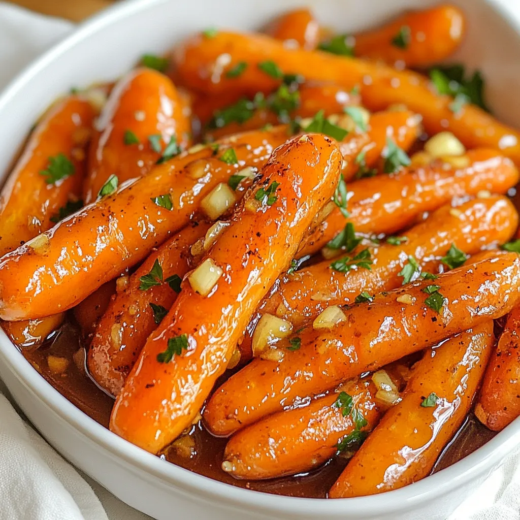 Honey Garlic Glazed Carrots Tasty Vegetable Delight