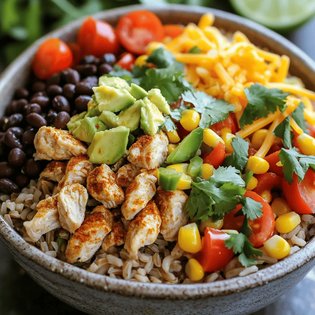 Chicken Burrito Bowls Flavorful and Simple Recipe
