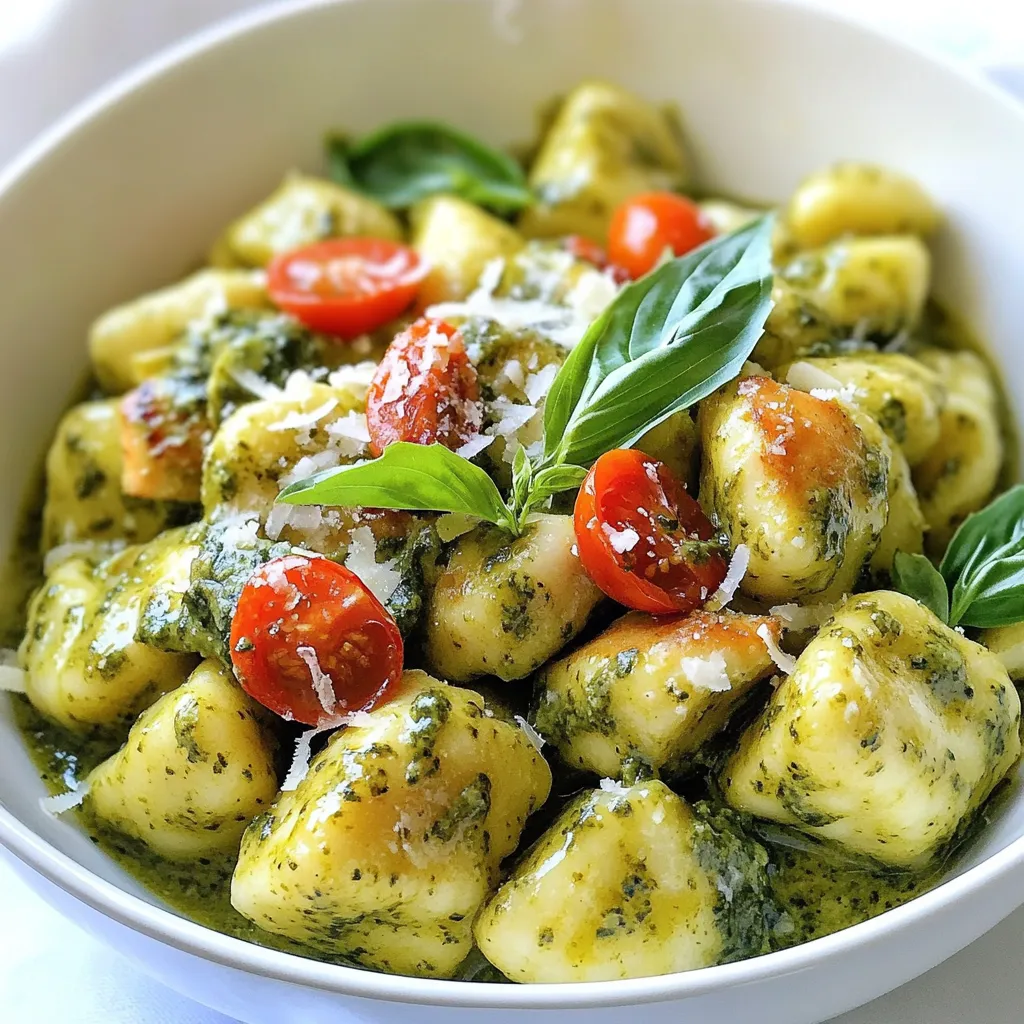 Creamy Pesto Chicken Gnocchi Rich and Easy Dinner