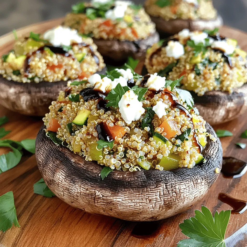 Stuffed Portobello Mushrooms Flavorful and Easy Recipe