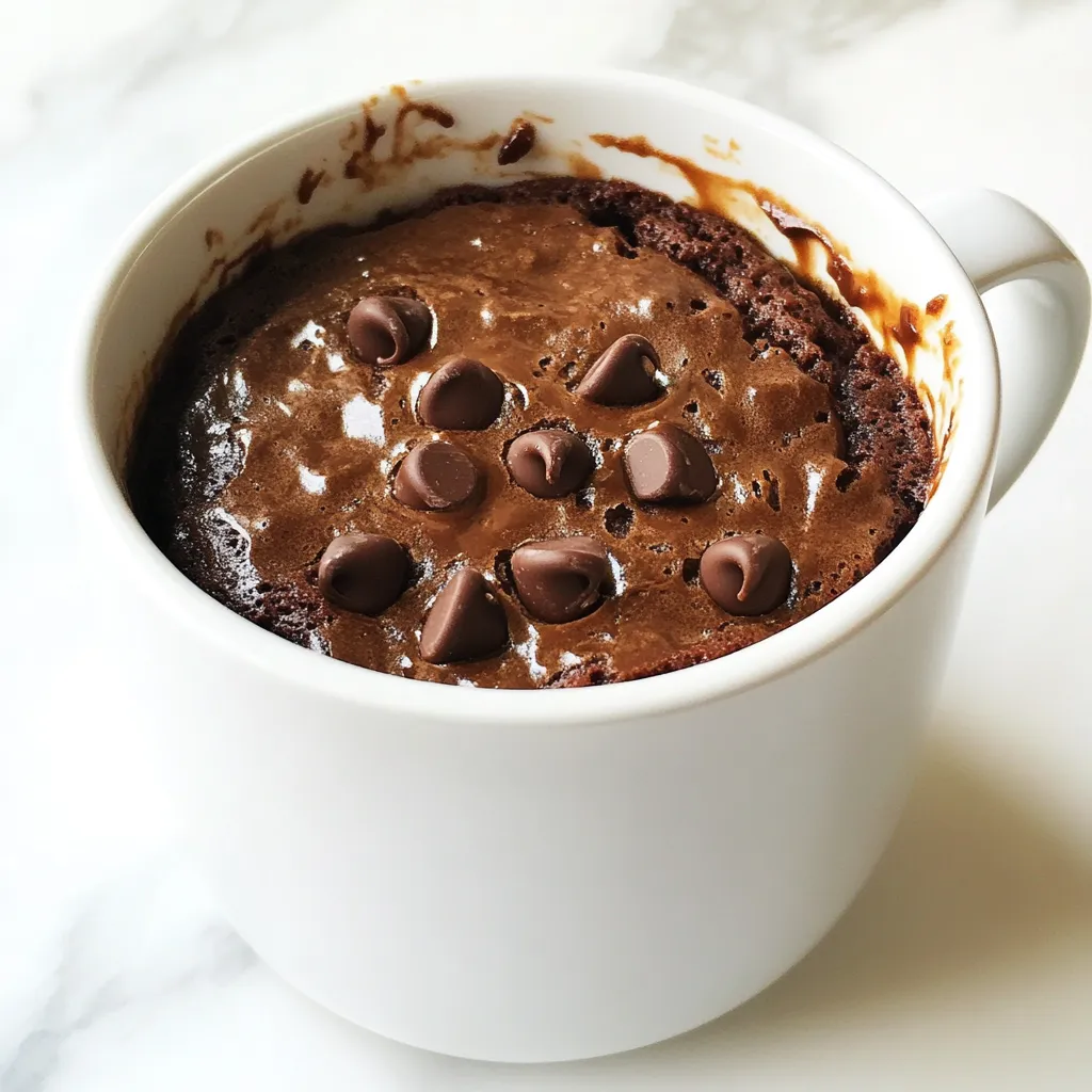 Chocolate Espresso Mug Cake Quick and Easy Recipe