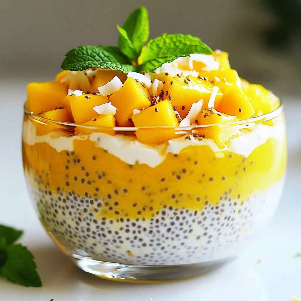 Mango Coconut Chia Pudding Delightful and Easy Recipe