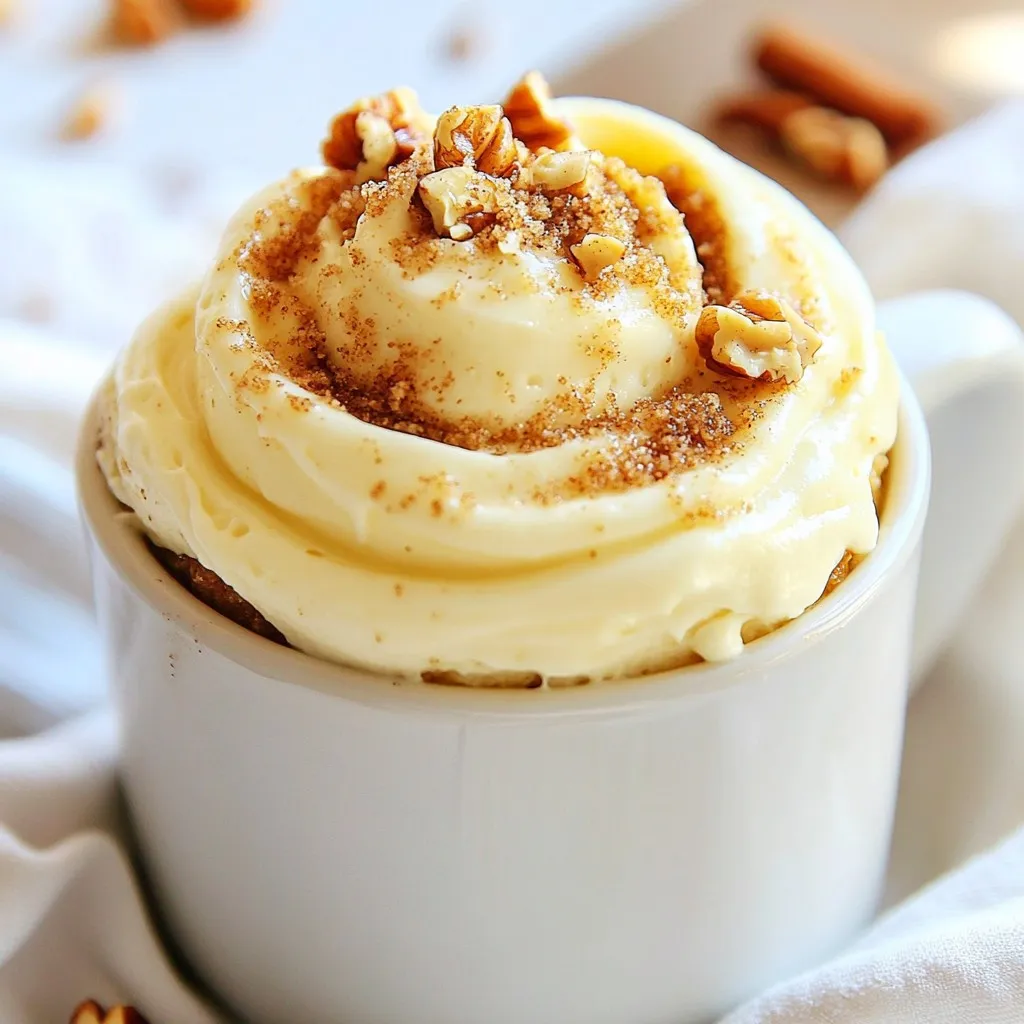 Cinnamon Roll Mug Cake Quick and Flavorful Treat