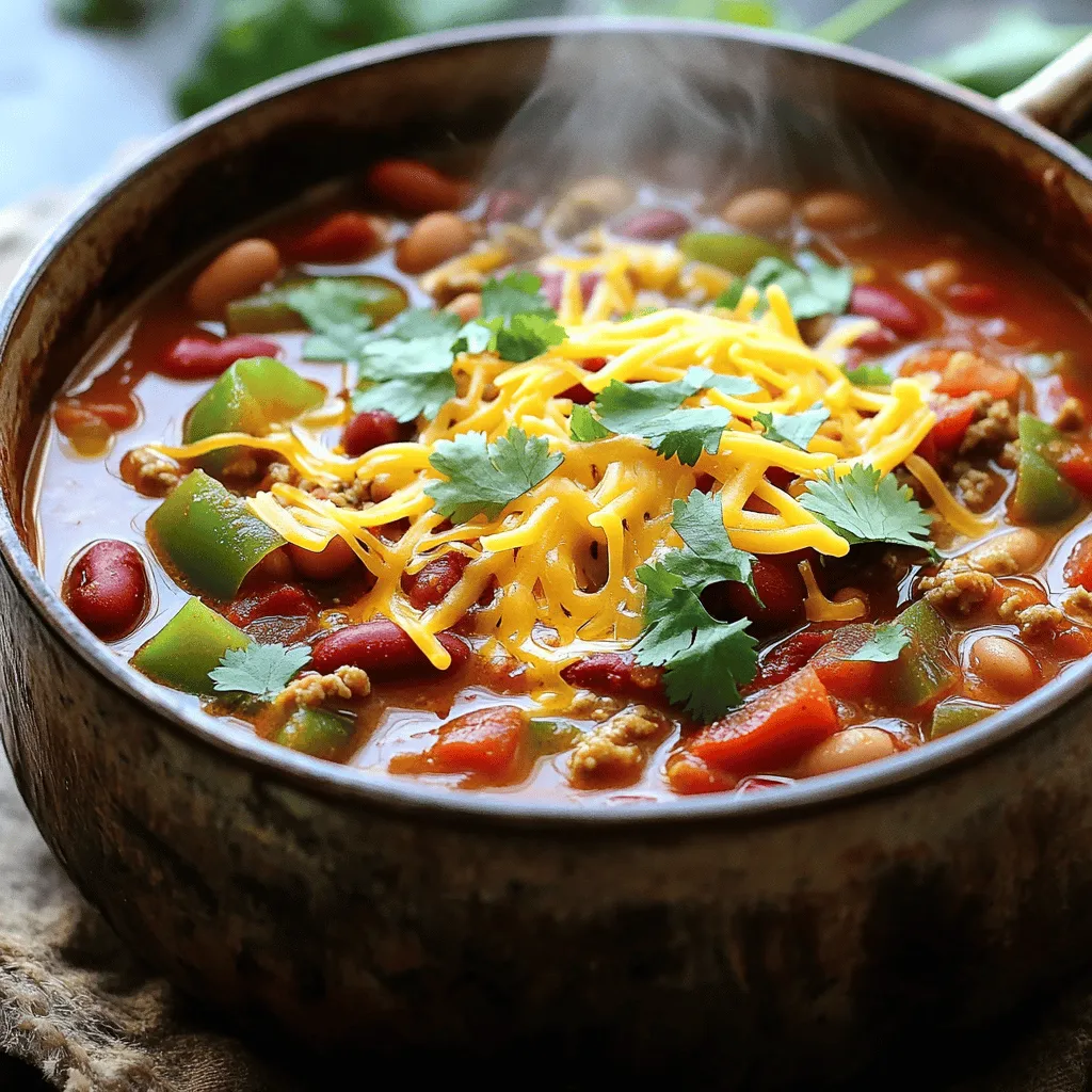 Easy Turkey Chili Quick and Hearty Meal Option