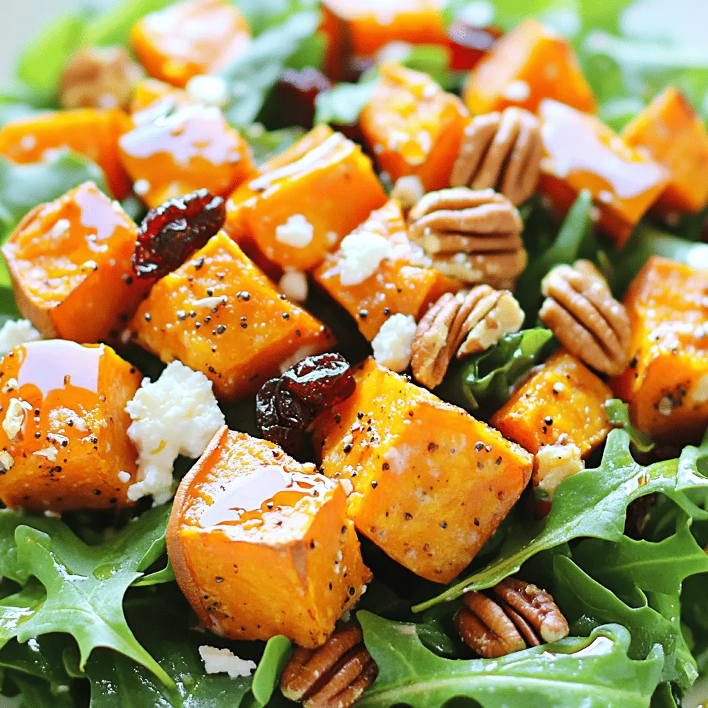 Roasted Sweet Potato Salad Fresh and Vibrant Mix