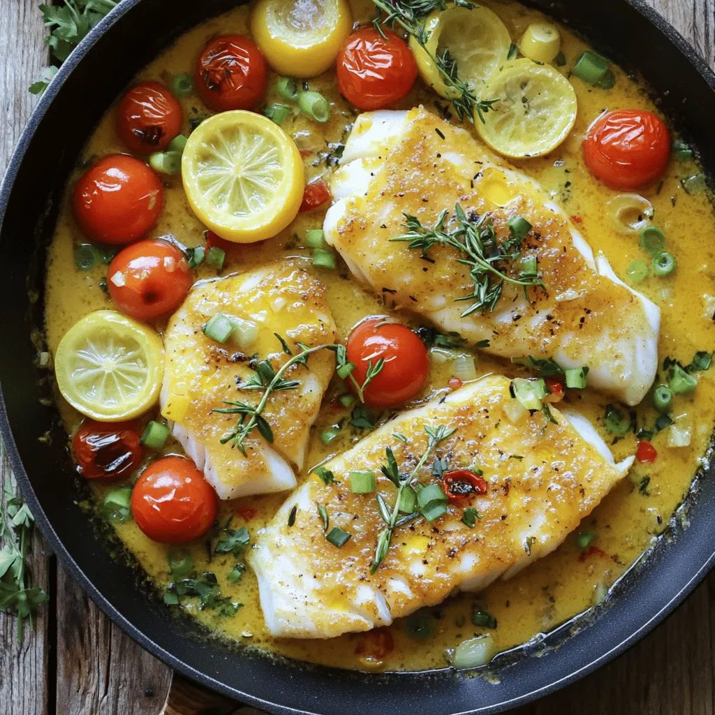 Lemon Butter Cod Skillet Simple and Flavorful Dish