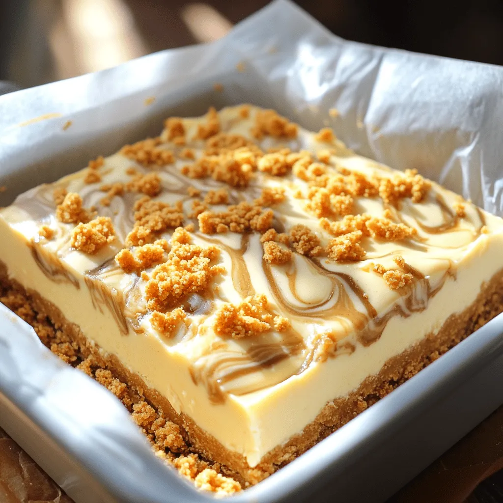 No Bake Biscoff Cheesecake Bars Easy and Delicious Treat